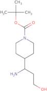 tert-Butyl 4-(1-amino-3-hydroxypropyl)piperidine-1-carboxylate