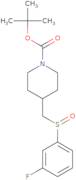 4-(3-Fluoro-benzenesulfinylmethyl)-piperidine-1-carboxylic acid tert-butyl ester