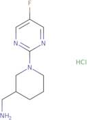 (1-(5-Fluoropyrimidin-2-yl)piperidin-3-yl)methanamine hydrochloride