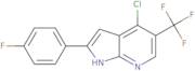 4-Chloro-2-(4-fluorophenyl)-5-(trifluoromethyl)-1H-pyrrolo[2,3-b]pyridine