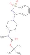 tert-Butyl (1-(1,1-dioxidobenzo[D]isothiazol-3-yl)piperidin-4-yl)(methyl)carbamate