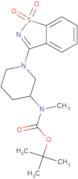 tert-Butyl (1-(1,1-dioxidobenzo[D]isothiazol-3-yl)piperidin-3-yl)(methyl)carbamate