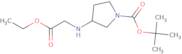 tert-Butyl 3-((2-ethoxy-2-oxoethyl)amino)pyrrolidine-1-carboxylate