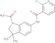 N-(1-acetyl-3,3-dimethylindolin-6-yl)-2-chloronicotinamide