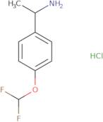 (1S)-1-[4-(Difluoromethoxy)phenyl]ethan-1-amine hydrochloride