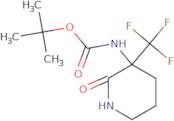 tert-Butyl 2-oxo-3-(trifluoromethyl)piperidin-3-ylcarbamate