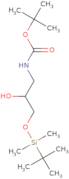 [3-(tert-Butyldimethylsilanyloxy)-2-hydroxypropyl]carbamic acid tert-butyl ester