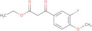 ethyl 3-(3-fluoro-4-methoxyphenyl)-3-oxopropanoate