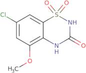 7-Chloro-5-methoxy-2H-benzo[E][1,2,4]thiadiazin-3(4H)-one 1,1-dioxide