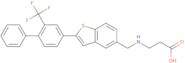 3-[[2-[4-Phenyl-3-(trifluoromethyl)phenyl]-1-benzothiophen-5-yl]methylamino]propanoic acid