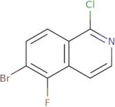 6-Bromo-1-chloro-5-fluoroisoquinoline