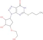 3-[(1R,2S,3S,4S)-2,3-Dihydroxy-4-(2-hydroxyethoxy)cyclopentyl]-3,6-dihydro-5-(propylthio)-7H-1,2,3-triazolo[4,5-d]pyrimidin-7-one