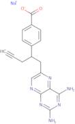 Sodium 4-(1-(2,4-diaminopteridin-6-yl)pent-4-yn-2-yl)benzoate