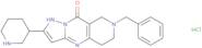 4-Fluoro-3-(4-hydroxypiperidin-1-yl)sulfonyl-N-(3,4,5-trifluorophenyl)benzamide