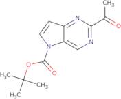 tert-Butyl 2-acetyl-5H-pyrrolo[3,2-d]pyrimidine-5-carboxylate