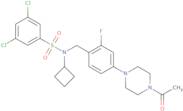 N-[4-(4-Acetylpiperazin-1-yl)-2-fluorobenzyl]-3,5-dichloro-N-cyclobutyl-benzenesulfonamide