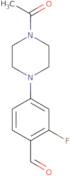 4-(4-Acetylpiperazin-1-yl)-2-fluorobenzaldehyde