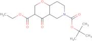 6-tert-butyl 3-ethyl 4-oxohexahydro-2H-pyrano[3,2-c]pyridine-3,6(7H)-dicarboxylate