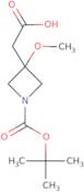 2-{1-[(tert-butoxy)carbonyl]-3-methoxyazetidin-3-yl}acetic acid