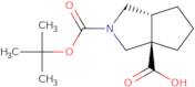 rac-(3aR,6aR)-2-[(tert-butoxy)carbonyl]-octahydrocyclopenta[c]pyrrole-3a-carboxylic acid, trans