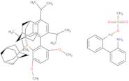 Bis(adamantan-1-yl)[3,6-dimethoxy-2',4',6'-tris(propan-2-yl)-[1,1'-biphenyl]-2-yl]phosphane, {2'-a…