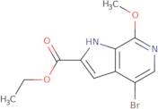 4-Bromo-7-methoxy-1H-pyrrolo[2,3-c]pyridine-2-carboxylic acid ethyl ester