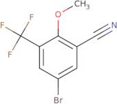 5-Bromo-2-methoxy-3-(trifluoromethyl)benzonitrile