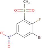 3-Bromo-2-fluoro-5-nitrophenyl methyl sulphone