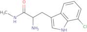 2-Amino-3-(7-chloro-1H-indol-3-yl)-N-methylpropanamide