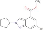 Methyl 6-bromo-2-cyclopentyl-2H-indazole-4-carboxylate