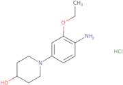 1-(4-amino-3-ethoxyphenyl)piperidin-4-ol (hydrochloride)