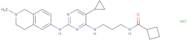 N-(3-((5-Cyclopropyl-2-((2-methyl-1,2,3,4-tetrahydroisoquinolin-6-yl)amino)pyrimidin-4-yl)amino)propyl)cyclobutanecarboxamide hydroc hloride