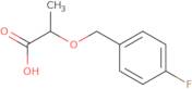 2-[(4-Fluorophenyl)methoxy]propanoic acid