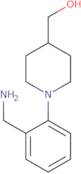 {1-[2-(Aminomethyl)phenyl]-4-piperidinyl}methanol