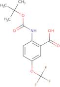 2-[(tert-Butoxycarbonyl)amino]-5-(trifluoromethoxy)benzoic acid