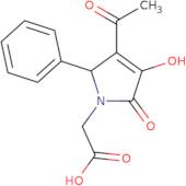 (3-Acetyl-4-hydroxy-5-oxo-2-phenyl-2,5-dihydro-pyrrol-1-yl)acetic acid