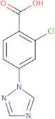 2-Chloro-4-(1H-1,2,4-triazol-1-yl)benzoic acid