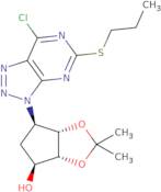 (3aR,4S,6R,6aS)-6-[7-Chloro-5-(propylthio)-3H-1,2,3-triazolo[4,5-d]pyrimidin-3-yl]tetrahydro-2,2-d…