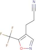 3-[5-(Trifluoromethyl)-1,2-oxazol-4-yl]propanenitrile