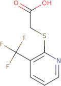 2-{[3-(Trifluoromethyl)pyridin-2-yl]sulfanyl}acetic acid