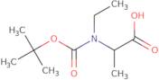 2-{[(tert-butoxy)carbonyl](ethyl)amino}propanoic acid