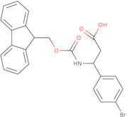(3R)-3-(4-Bromophenyl)-3-({[(9H-fluoren-9-yl)methoxy]carbonyl}amino)propanoic acid