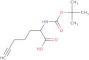 2-([(tert-Butoxy)carbonyl]amino)hept-6-ynoic acid