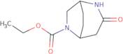 3-Oxo-2,6-diaza-bicyclo[3.2.2]nonane-6-carboxylic acid ethyl ester