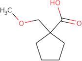 1-(Methoxymethyl)cyclopentane-1-carboxylic acid