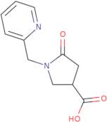 5-Oxo-1-(pyridin-2-ylmethyl)pyrrolidine-3-carboxylic acid