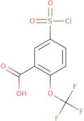 5-(Chlorosulfonyl)-2-(trifluoromethoxy)benzoic acid