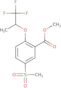 5-Methylsulfonyl-2-(2,2,2-trifluoro-1-methylethoxy)benzoic acid methyl ester