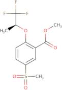 5-Methylsulfonyl-2-[((S)-2,2,2-trifluoro-1-methylethyl)oxy]benzoic acid methyl ester