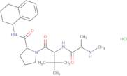 (S)-1-((S)-3,3-Dimethyl-2-((S)-2-(methylamino)propanamido)butanoyl)-N-((R)-1,2,3,4-tetrahydronapht…